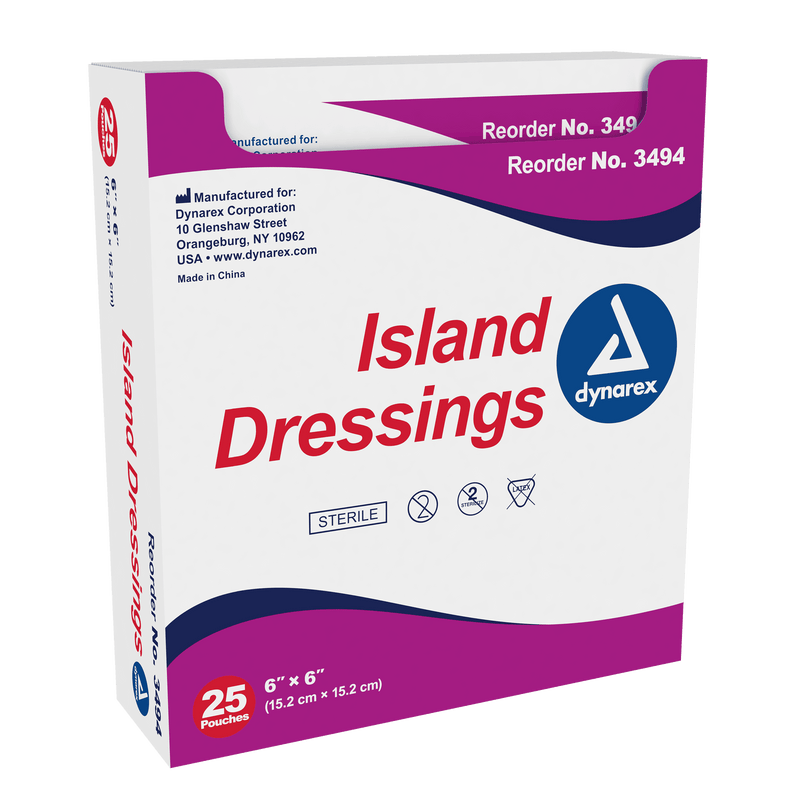 Dynarex Island Dressings - Sterile 3492