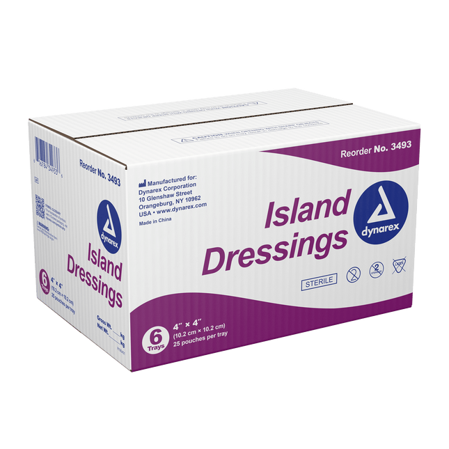 Dynarex | Dynarex Island Dressings - Sterile | 3492