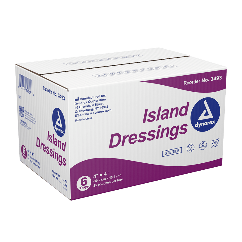 Dynarex Island Dressings - Sterile 3492