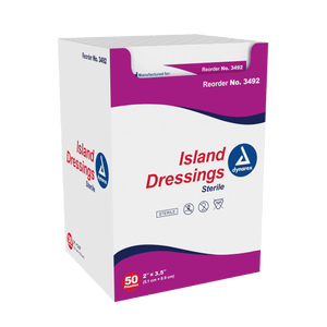 Dynarex Island Dressings - Sterile 3492