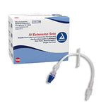 Dynarex IV Extension Sets - Sterile, Non-Pyrogenic, Latex-Free Plastic for Safe IV Delivery 7064