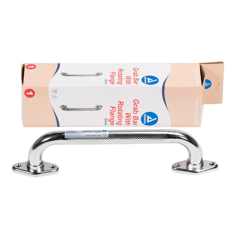 Knurled Rotating Flange Grab Bars - Dynarex 10311