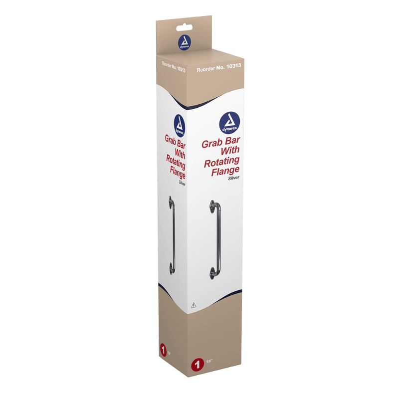 Knurled Rotating Flange Grab Bars - Dynarex 10311