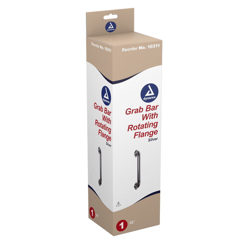 Knurled Rotating Flange Grab Bars - Dynarex 10311