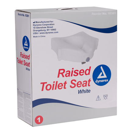 Dynarex Locking Raised Toilet Seat