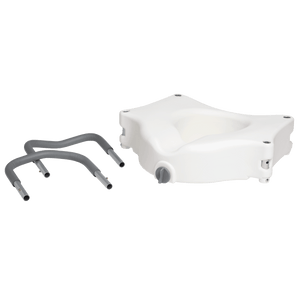 Dynarex Locking Raised Toilet Seat With Arms 10360