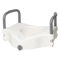 Dynarex Locking Raised Toilet Seat With Arms 10360