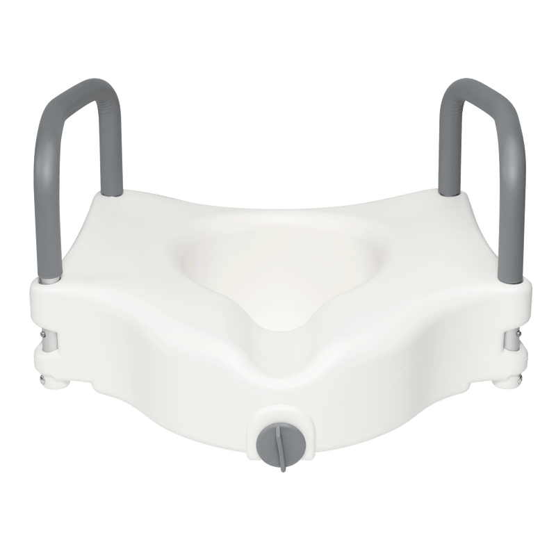 Dynarex Locking Raised Toilet Seat With Arms 10360