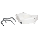 Dynarex Locking Raised Toilet Seat With Arms 10360