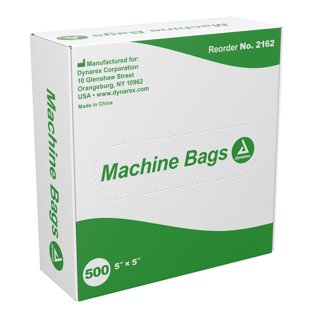 Dynarex | Dynarex Machine Bag 5in X 5in | 2162