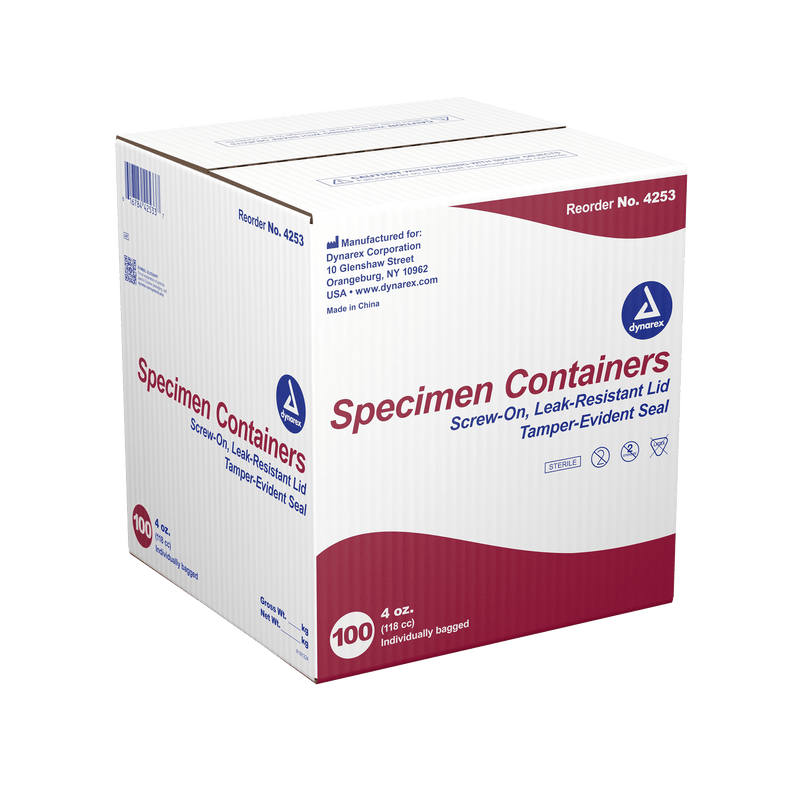 Dynarex Specimen Containers 4253