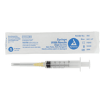 Syringe - Non-Safety with Needle - Luer slip by Dynarex 7005
