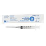 Syringe - Non-Safety with Needle - Luer slip by Dynarex 7009