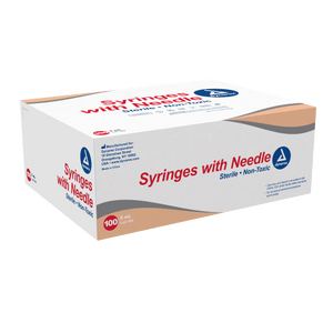 Syringe - Non-Safety with Needle - Luer slip by Dynarex 6994