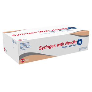 Syringe - Non-Safety with Needle - Luer slip by Dynarex 6994