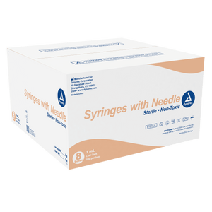 Syringe - Non-Safety with Needle - Luer slip by Dynarex 6994