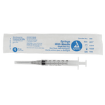 Syringe - Non-Safety with Needle - Luer slip by Dynarex 6999