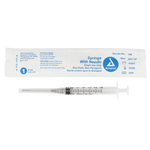 Syringe - Non-Safety with Needle - Luer slip by Dynarex 7000