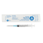 Syringe - Non-Safety with Needle - Luer slip by Dynarex 7001
