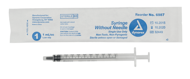 Dynarex | Dynarex - Syringes Without Needle | 6987