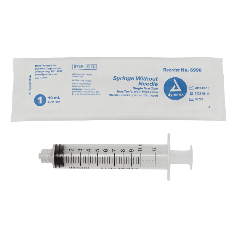 Dynarex - Syringes Without Needle 6990