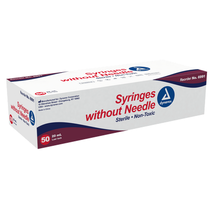 Dynarex - Syringes Without Needle | 6987 | | Disposable Medical Supplies, IV & Drug Delivery, Syringes & Needles | Dynarex | SurgiMac