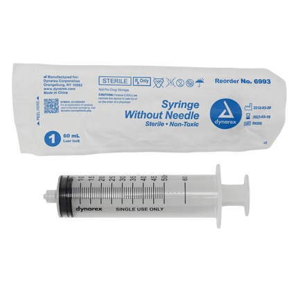 Dynarex - Syringes Without Needle | 6993 | | Disposable Medical Supplies, IV & Drug Delivery, Syringes & Needles | Dynarex | SurgiMac