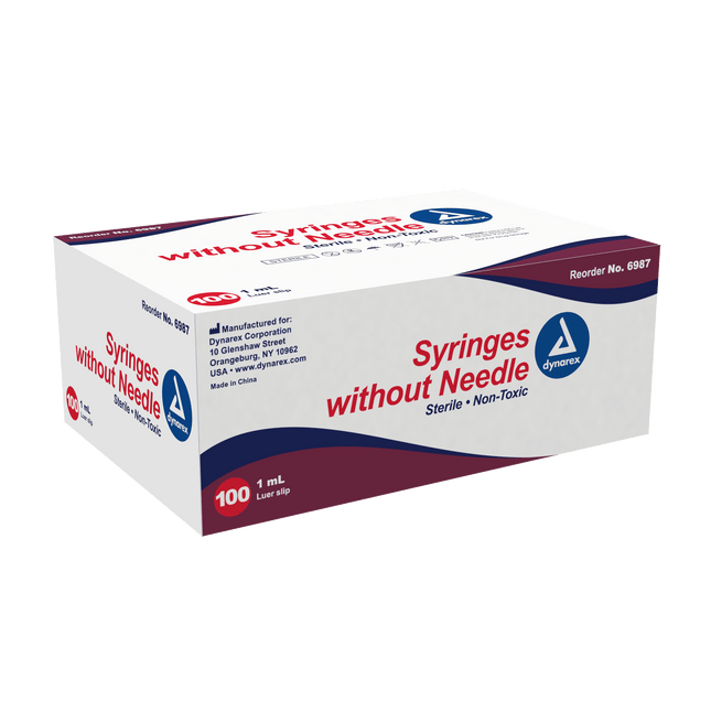 Dynarex | Dynarex - Syringes Without Needle | 6987