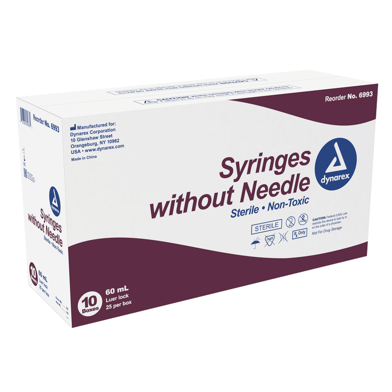 Dynarex - Syringes Without Needle 6987