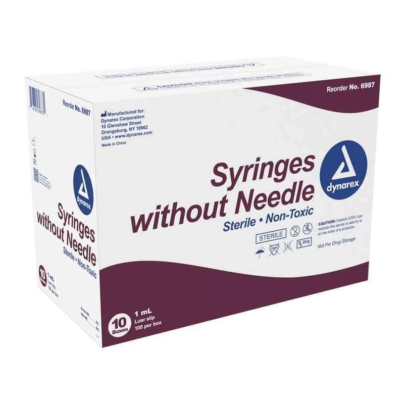 Dynarex - Syringes Without Needle 6987