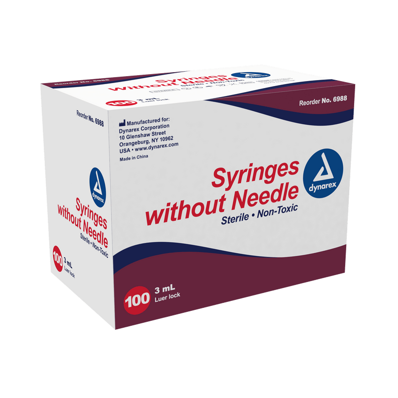 Dynarex - Syringes Without Needle 6987
