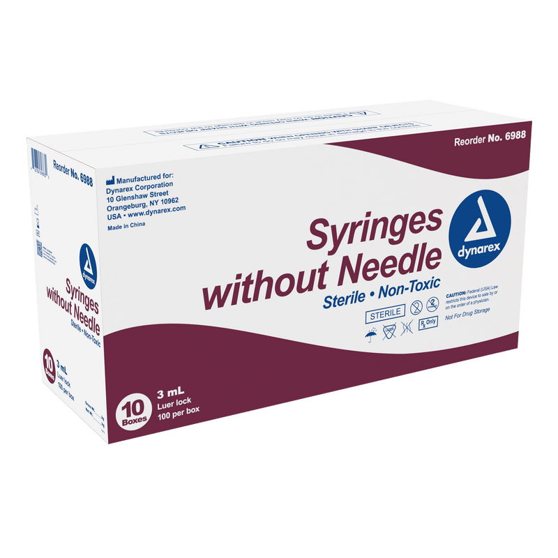 Dynarex - Syringes Without Needle 6987