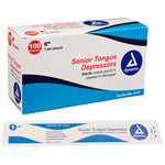 Dynarex Wood Tongue Depressors - Multi-Purpose, for Medical Use 4311-1