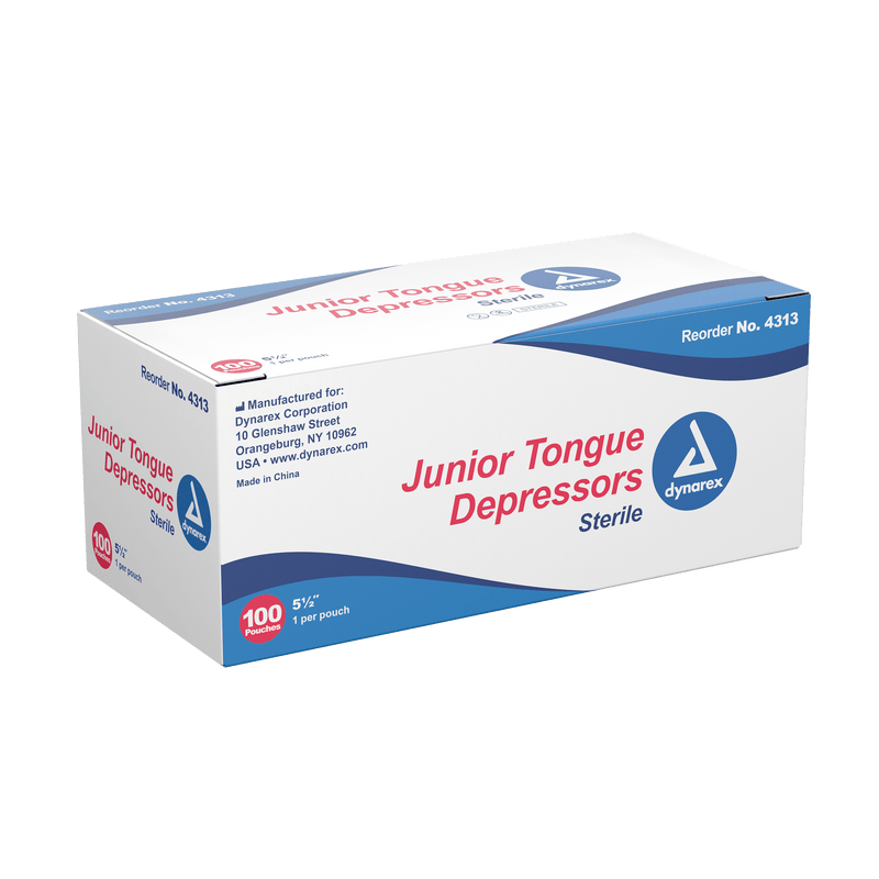 Dynarex Wood Tongue Depressors - Multi-Purpose, for Medical Use 4311-1