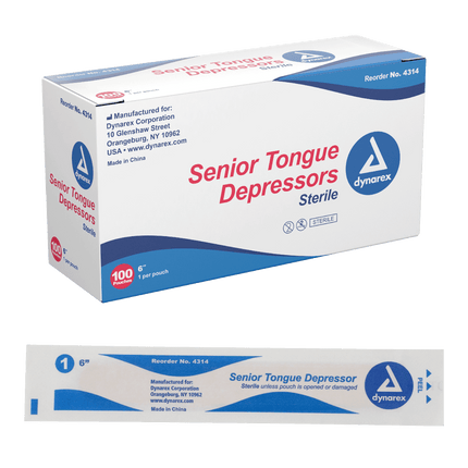 Dynarex Wood Tongue Depressors - Multi-Purpose, for Medical Use | 4314 | | Disposable Medical Supplies, General & Advanced Wound Care, Tongue depressors | Dynarex | SurgiMac