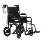 Dynarex | DynaRide Bariatric Transport Plus Wheelchair With Swing-Away Foot Rest And Detachable Desk Arm - 22