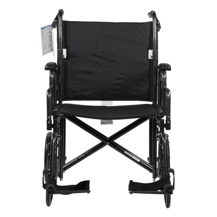 DynaRide Bariatric Transport Plus Wheelchair With Swing-Away Foot Rest And Detachable Desk Arm - 22" X 18" Seat | Dynarex | SurgiMac