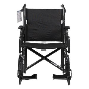 DynaRide Bariatric Transport Plus Wheelchair With Swing-Away Foot Rest And Detachable Desk Arm - 22" X 18" Seat 10244