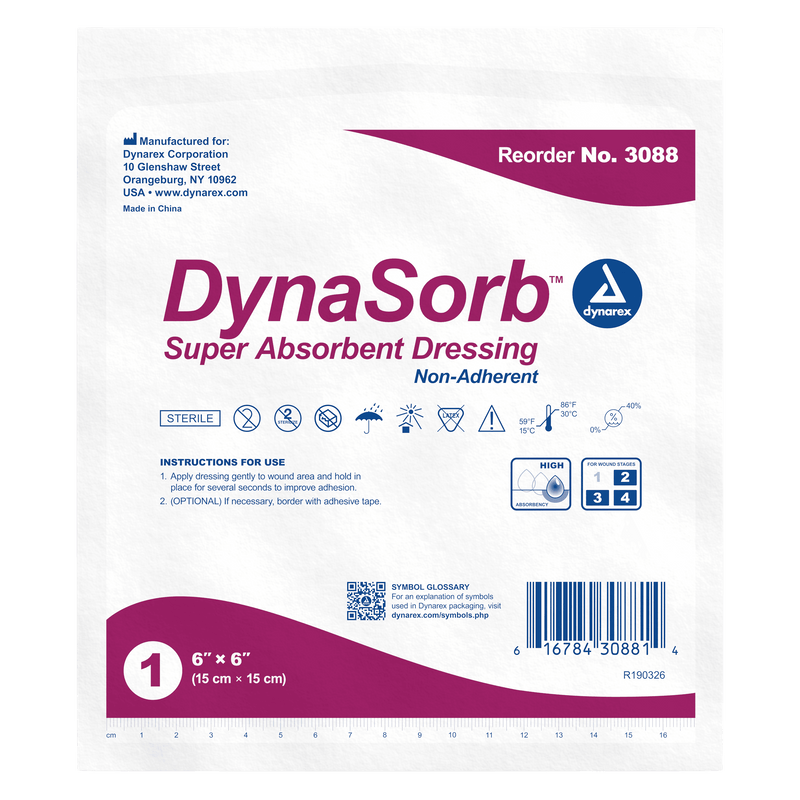 DynaSorb Super Absorbent Dressings 3087