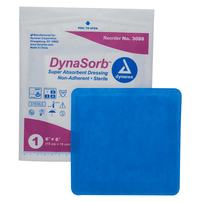 Dynarex | DynaSorb Super Absorbent Dressings | 3088