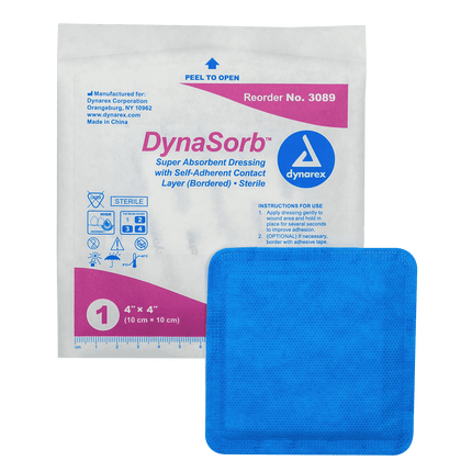 DynaSorb Super Absorbent Dressings | 3089 | | Advanced Wound Care, Disposable Medical Supplies, Done, General & Advanced Wound Care | Dynarex | SurgiMac
