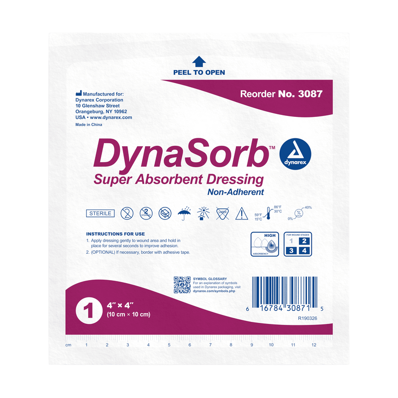 DynaSorb Super Absorbent Dressings 3087