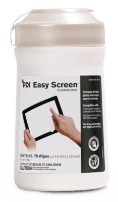 Easy Screen Surface Cleaner Premoistened Alcohol Based Manual Pull Wipes, P03672 P03672-1