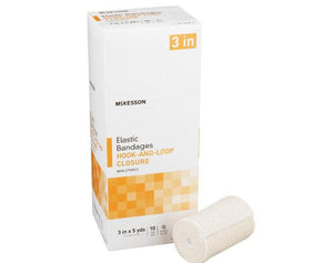Elastic Bandage Standard Compression Hook and Loop Closure Tan NonSterile 16-1033-2IN-BX10