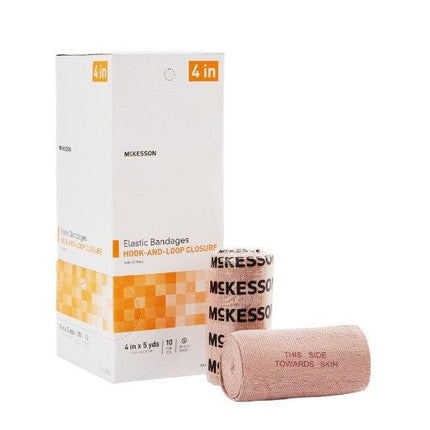 Elastic Bandage Standard Compression Hook and Loop Closure Tan NonSterile | 16-1033-4 | | Best Elastic Bandage, Elastic Bandage | McKesson | SurgiMac