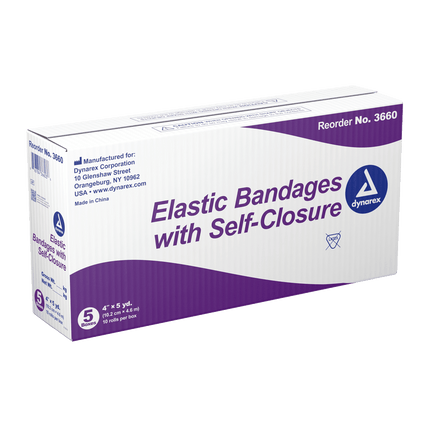 Elastic Bandages - Clip & Self Closure | 3662 | | Bandages, Disposable Medical Supplies, Done, General & Advanced Wound Care | Dynarex | SurgiMac