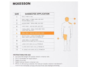 Elastic Net Retainer Dressing Tubular Elastic Thigh NonSterile MSVP114706