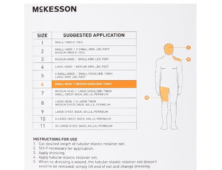 Elastic Net Retainer Dressing Tubular Elastic Thigh NonSterile MSVP114706