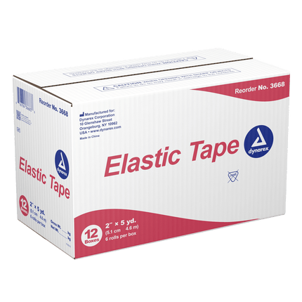 Elastic Tape | 3667 | | Disposable Medical Supplies, Done, First Aid, First Responder Supplies, General & Advanced Wound Care, Surgical & Procedural, Tapes | Dynarex | SurgiMac