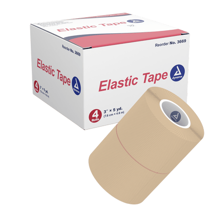 Elastic Tape | 3669 | | Disposable Medical Supplies, Done, First Aid, First Responder Supplies, General & Advanced Wound Care, Surgical & Procedural, Tapes | Dynarex | SurgiMac